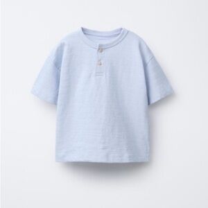 ZARA KIDS 2T PLAIN HENLEY SHIRT
SKY BLUE